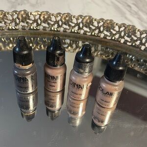 4 bottles of Dinair airbrush
